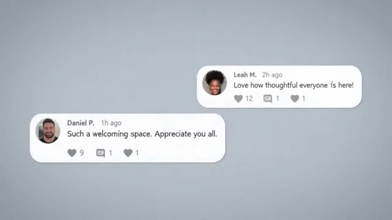 Creating a Positive Comment Space with Friendly, Respectful, and Constructive Conversations