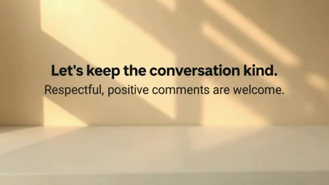 Friendly Reminder to Keep Comments Respectful, Positive, and Welcoming for Everyone