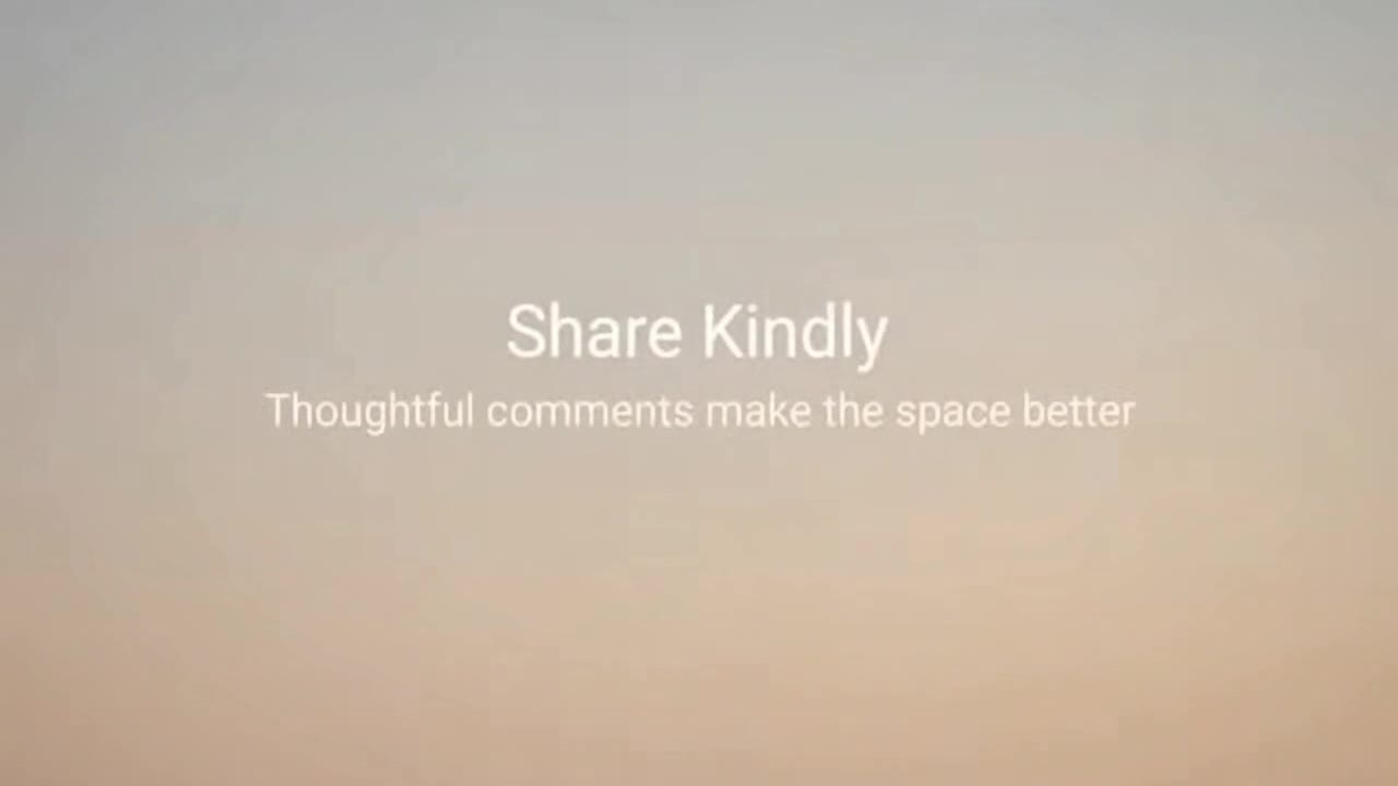 A Friendly Reminder to Keep Comments Respectful, Positive, and Welcoming for Everyone