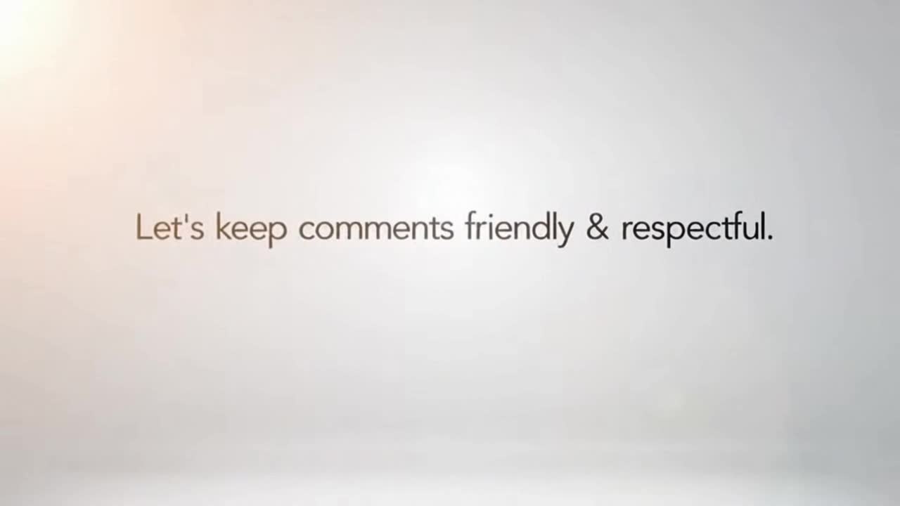 A Gentle Reminder to Keep Comments Friendly, Respectful, and Focused on Positive Interaction