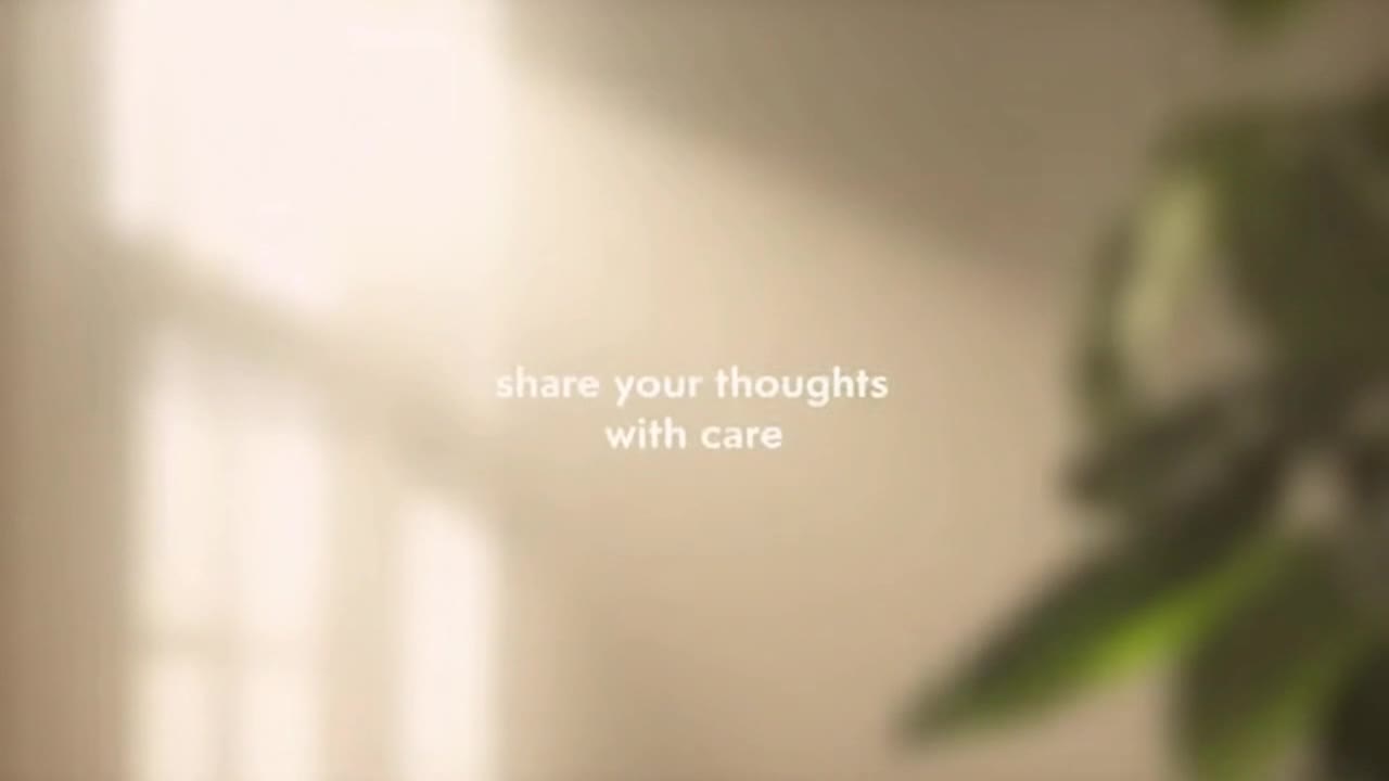 A Calm Reminder to Share Thoughts Kindly and Build a Positive, Respectful Community Together