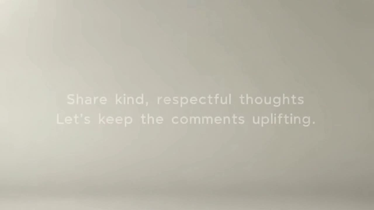 A Gentle Reminder to Keep Comments Friendly, Respectful, and Supportive for Everyone