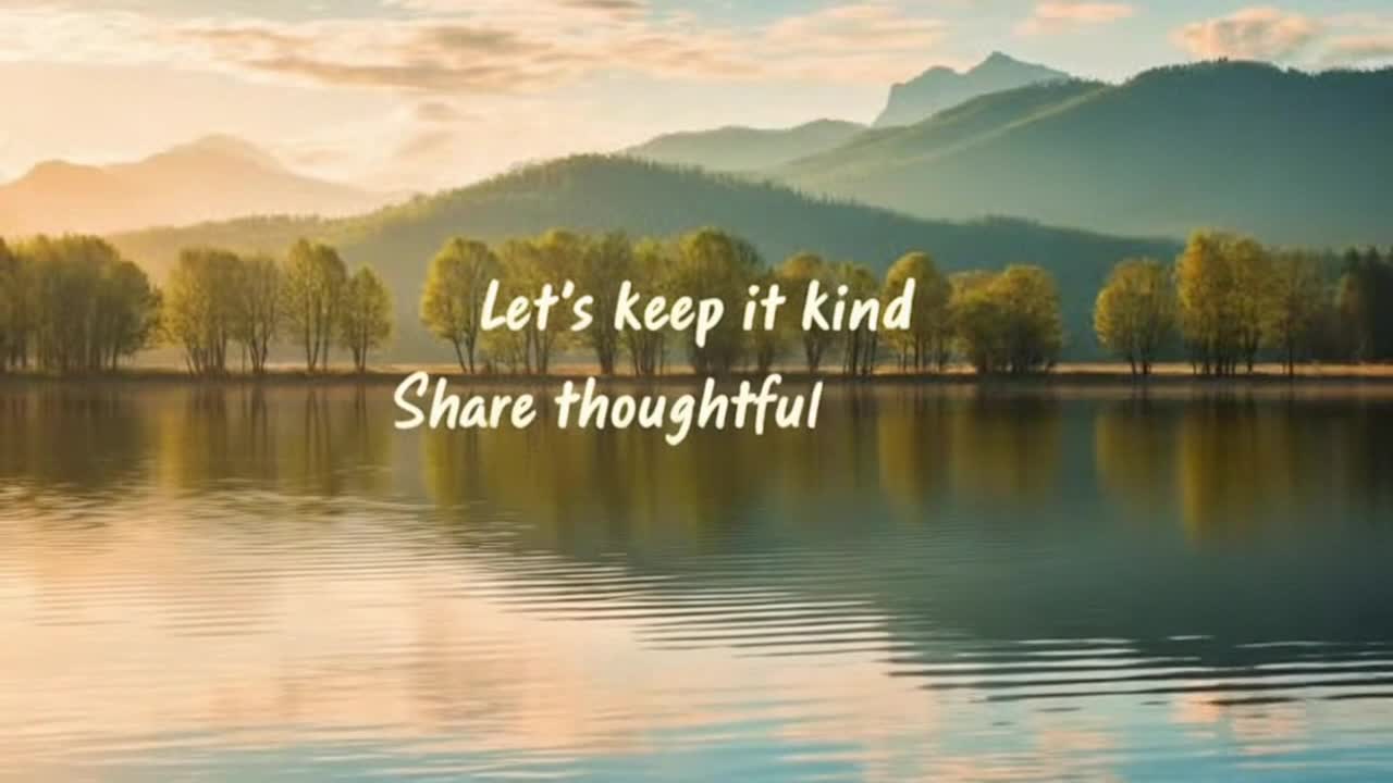 Friendly Reminder to Keep Comments Respectful, Positive, and Welcoming for Everyone