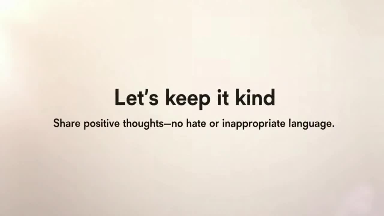 A Friendly Reminder to Keep Comments Respectful, Positive, and Enjoyable for Everyone
