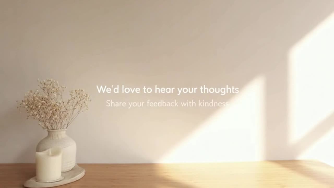 Creating a Welcoming Space: A Gentle Invitation to Share Feedback with Kindness and Respect
