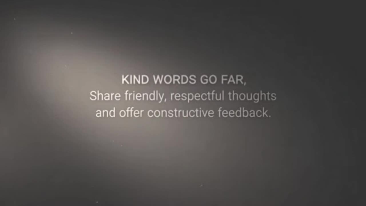 Creating a Welcoming Space Through Friendly, Respectful, and Constructive Comments