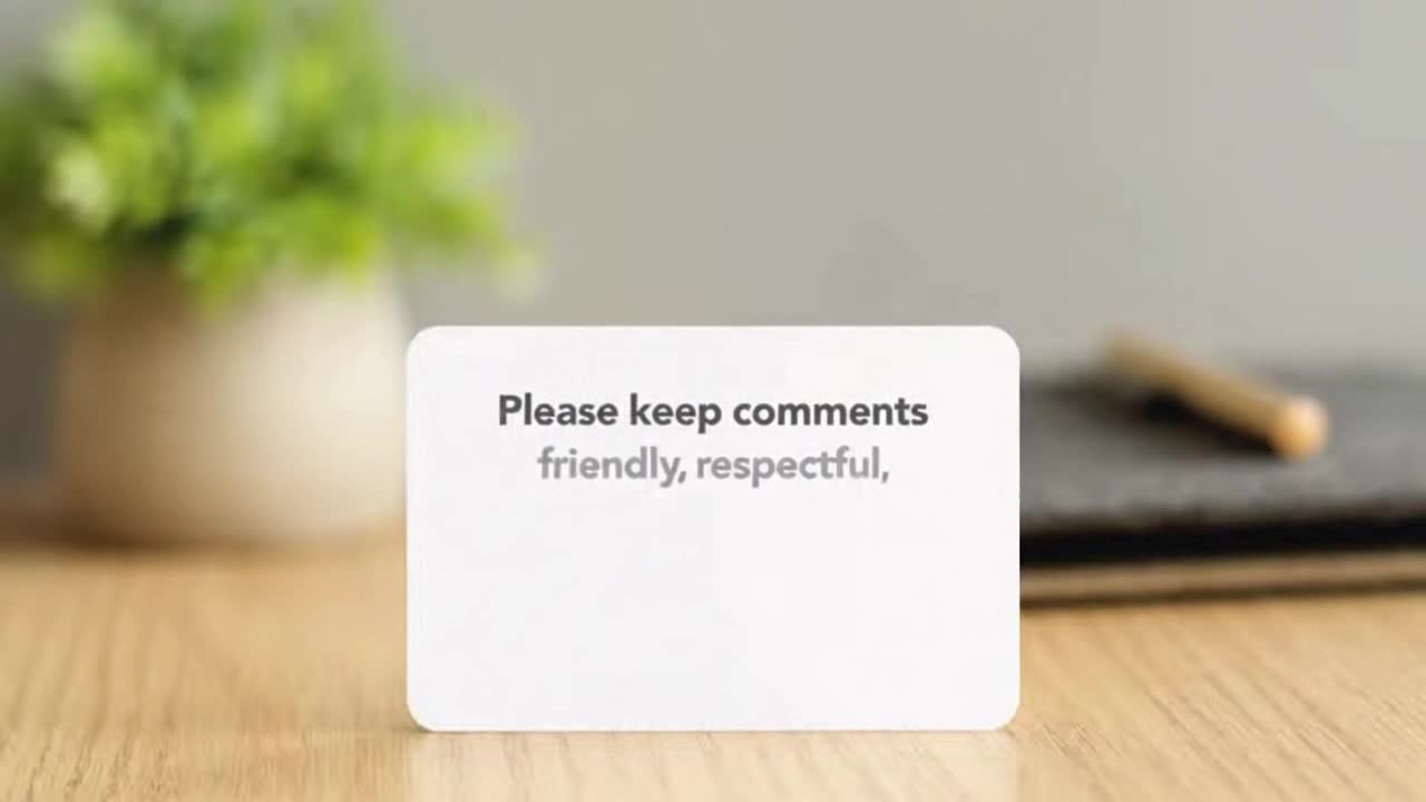 Creating a Positive Space for Comments That Celebrate Respect, Creativity, and Community