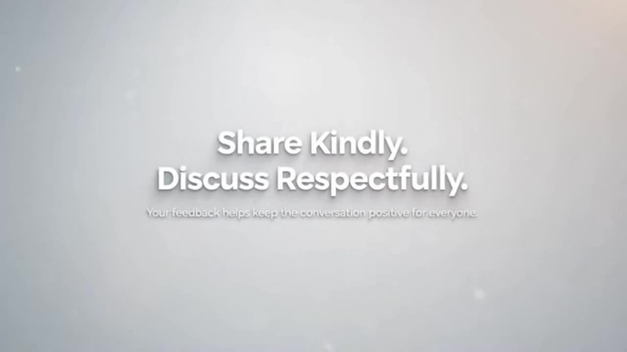 Encouraging Respectful and Positive Conversations to Build a Welcoming Community Together