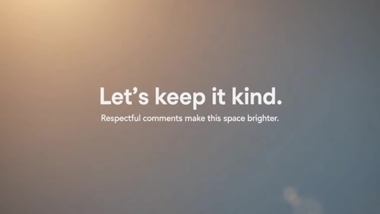 A Friendly Reminder to Keep Comments Positive, Respectful, and Supportive for Everyone