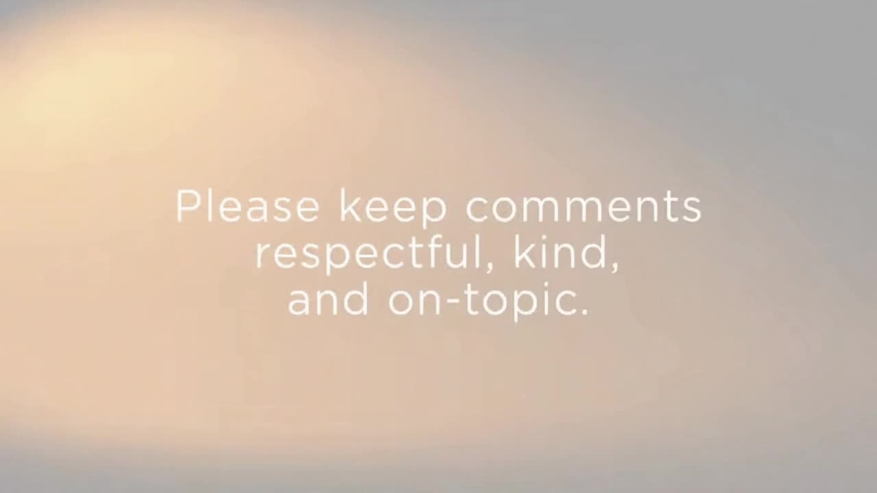 A Gentle Reminder to Keep Comments Friendly, Respectful, and Positive for Everyone