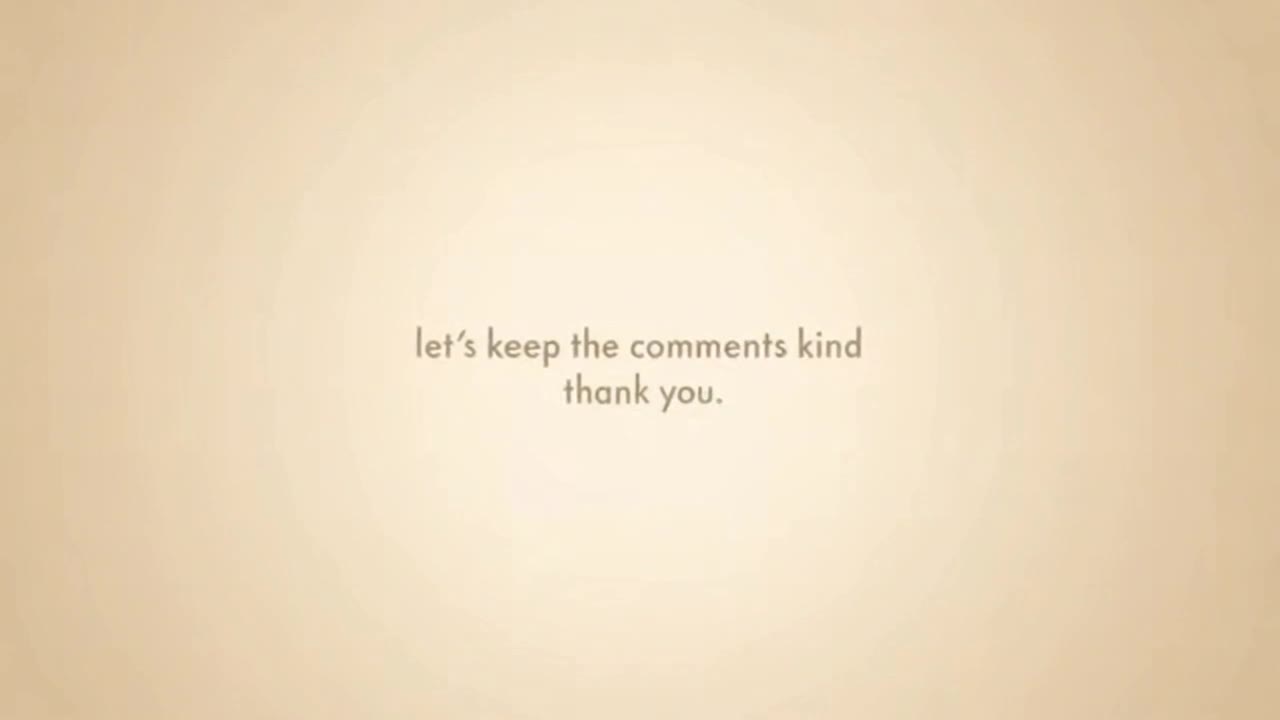 A Gentle Reminder to Keep Comments Friendly, Respectful, and Focused on Positive Conversation