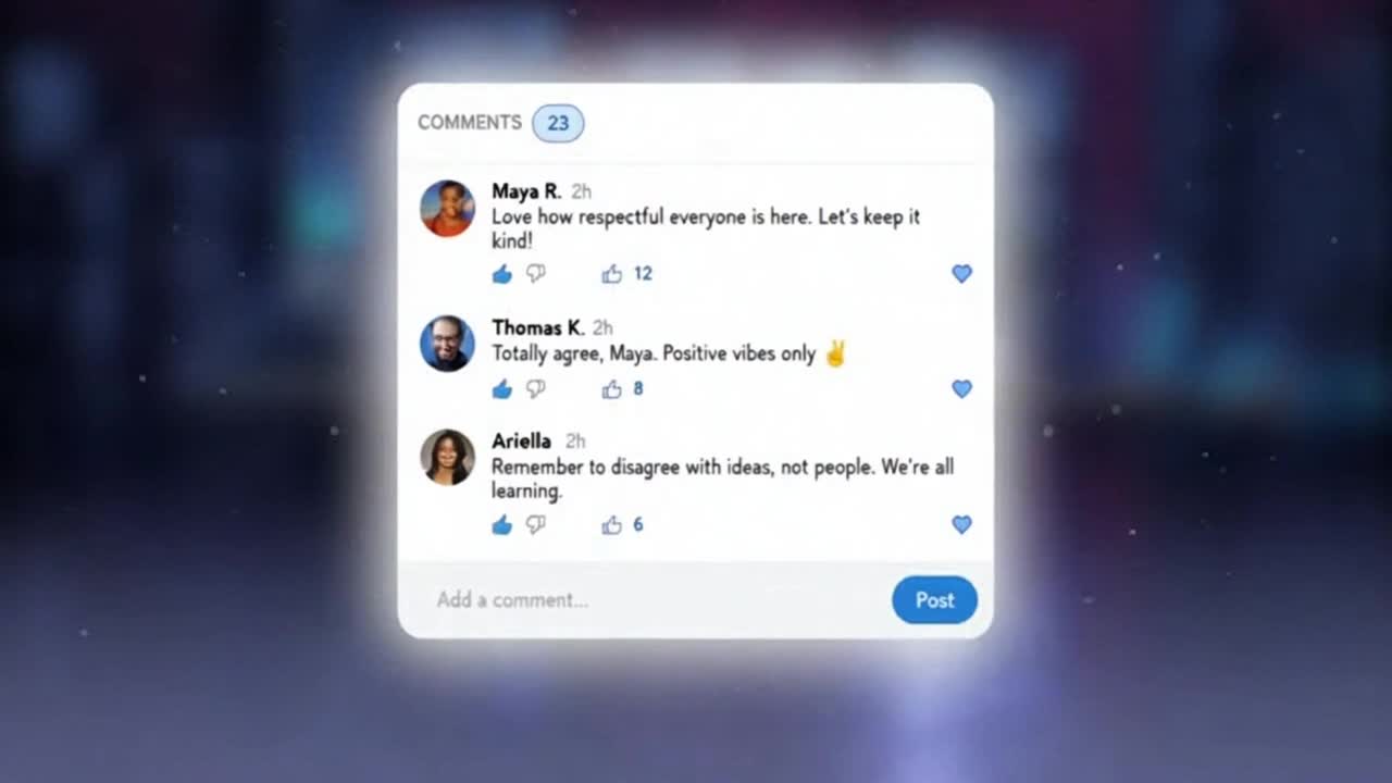 A Gentle Reminder to Share Kind, Respectful, and Family-Friendly Comments Together