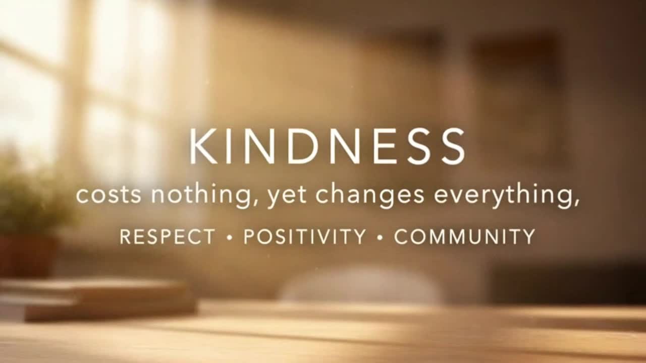 A Gentle Reminder to Keep Our Comments Kind, Respectful, and Full of Positive Community Spirit