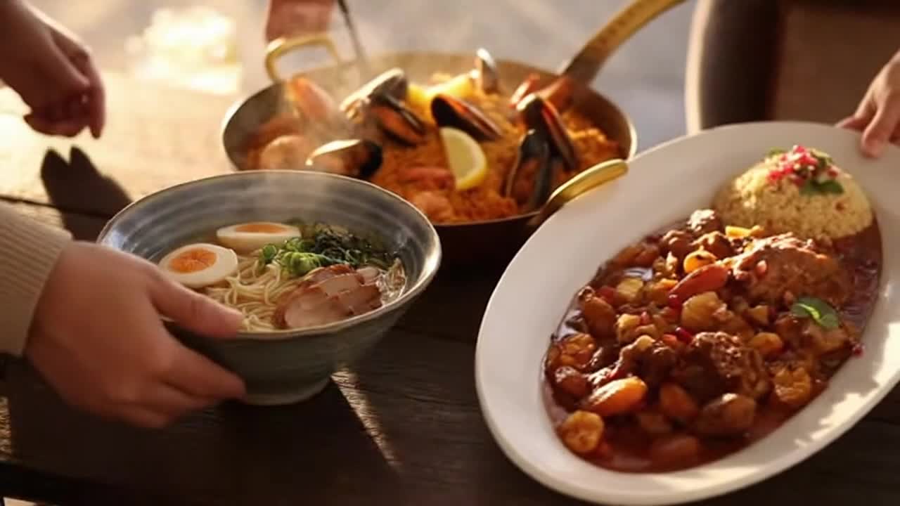 A Quiet Visual Celebration of World Cultures Through Beautifully Presented Cuisine