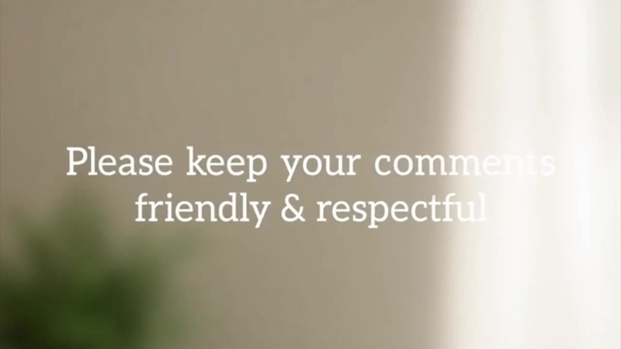 A Gentle Reminder to Keep Comments Friendly, Respectful, and Focused on Positive Conversation
