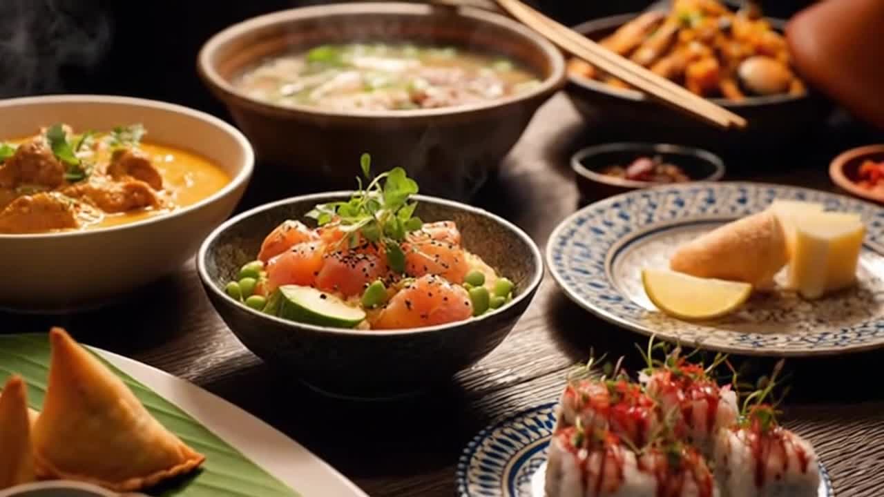 A Quiet Visual Journey Through World Cultures and Cuisines in a Single Shared Moment