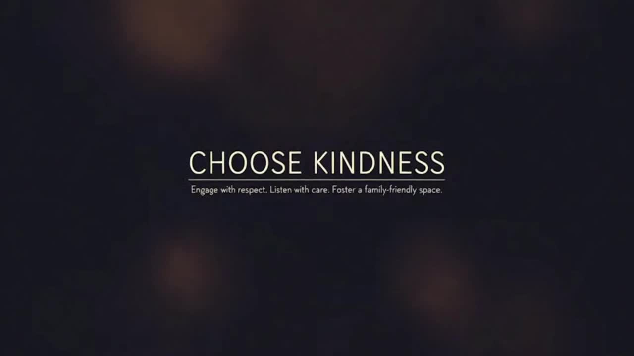 A Simple Reminder to Keep Conversations Kind, Respectful, and Family-Friendly for Everyone