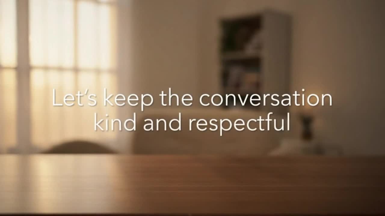 Creating a Positive, Respectful Space for Open and Family-Friendly Conversations Online