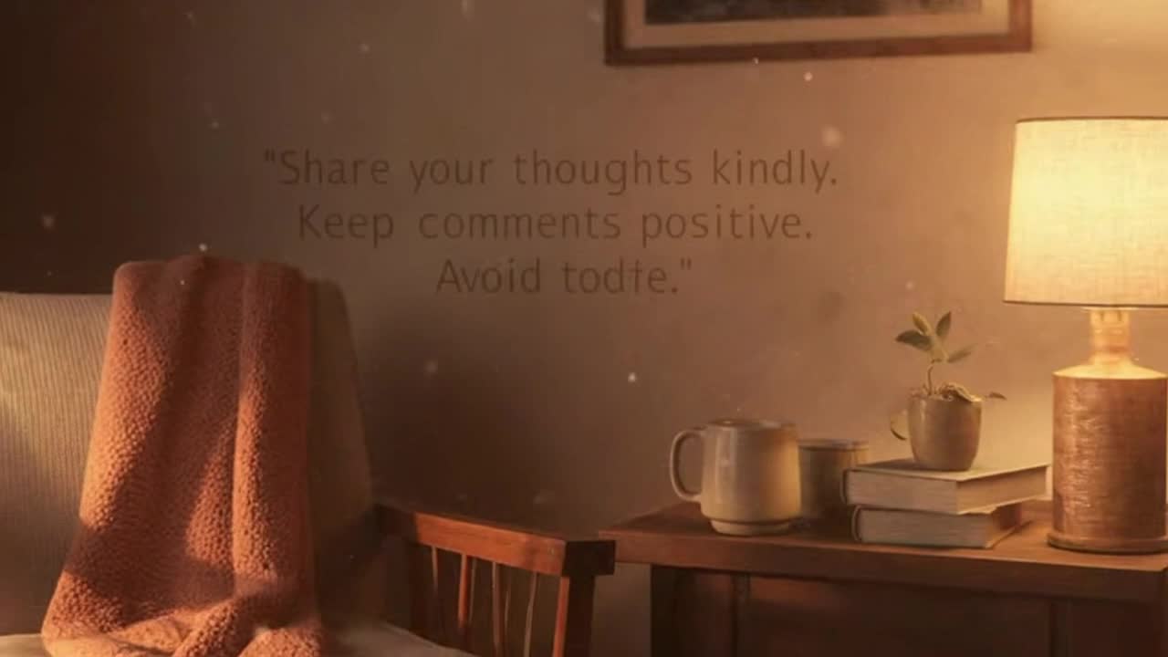 A Quiet Reminder to Keep Conversations Kind, Positive, and Welcoming for Everyone
