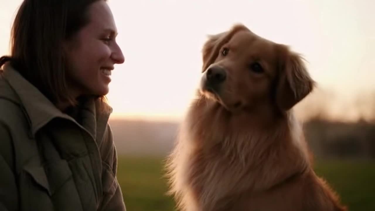 A Cute and Funny Everyday Moment Between a Dog and Its Human Owner