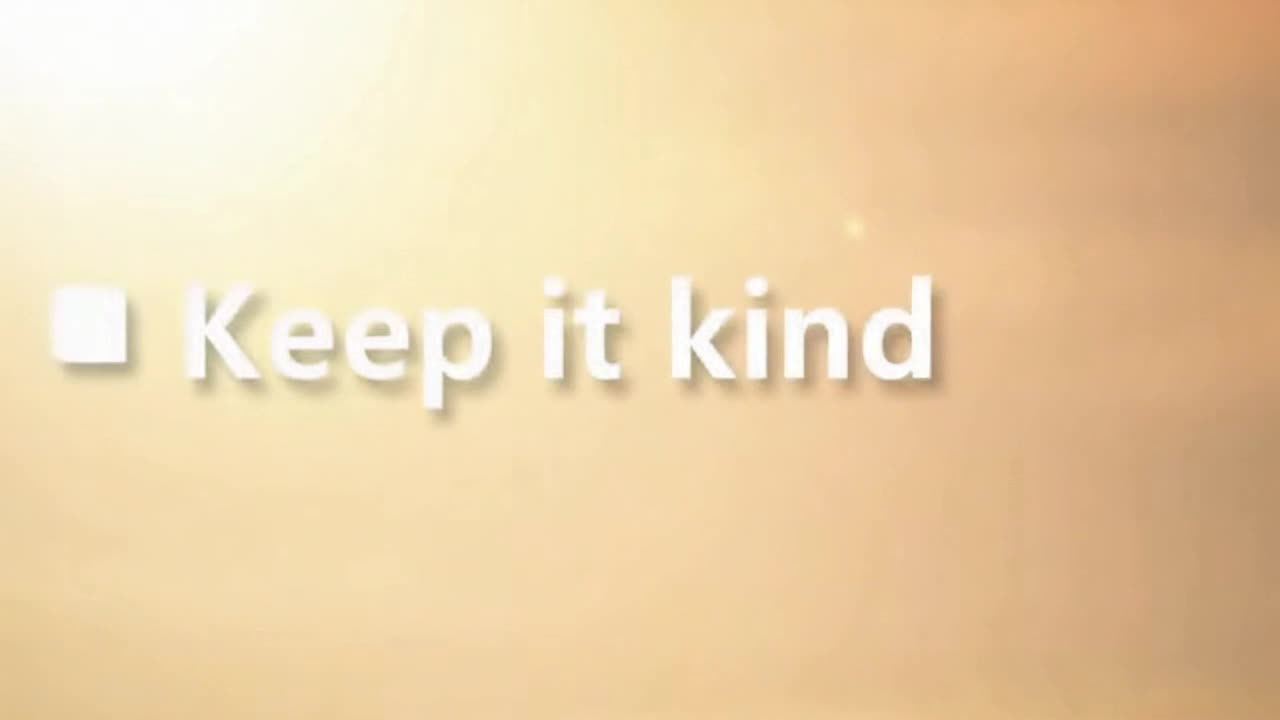 A Friendly Reminder to Keep Comments Respectful, Positive, and Welcoming for Everyone