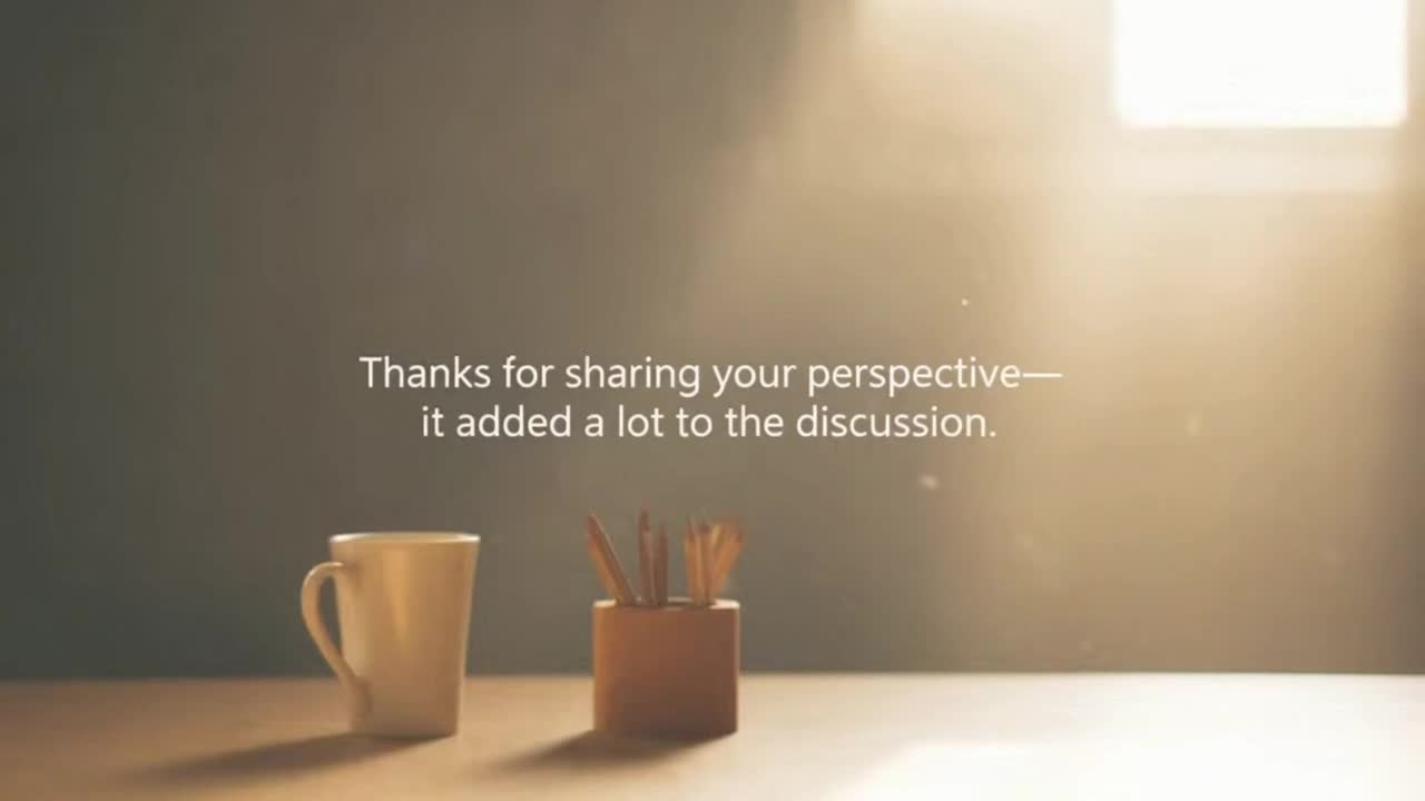 A Gentle Reminder to Keep Comments Friendly, Respectful, and Focused on Positive Interaction