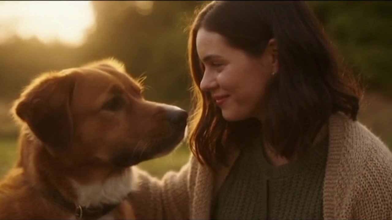 A Cute and Funny Moment Between an Adorable Dog and Its Human Owner