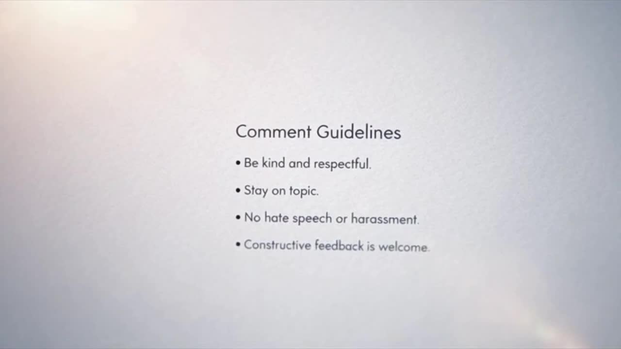 Creating a Positive Comment Space with Friendly, Respectful, and On-Topic Conversations for Everyone