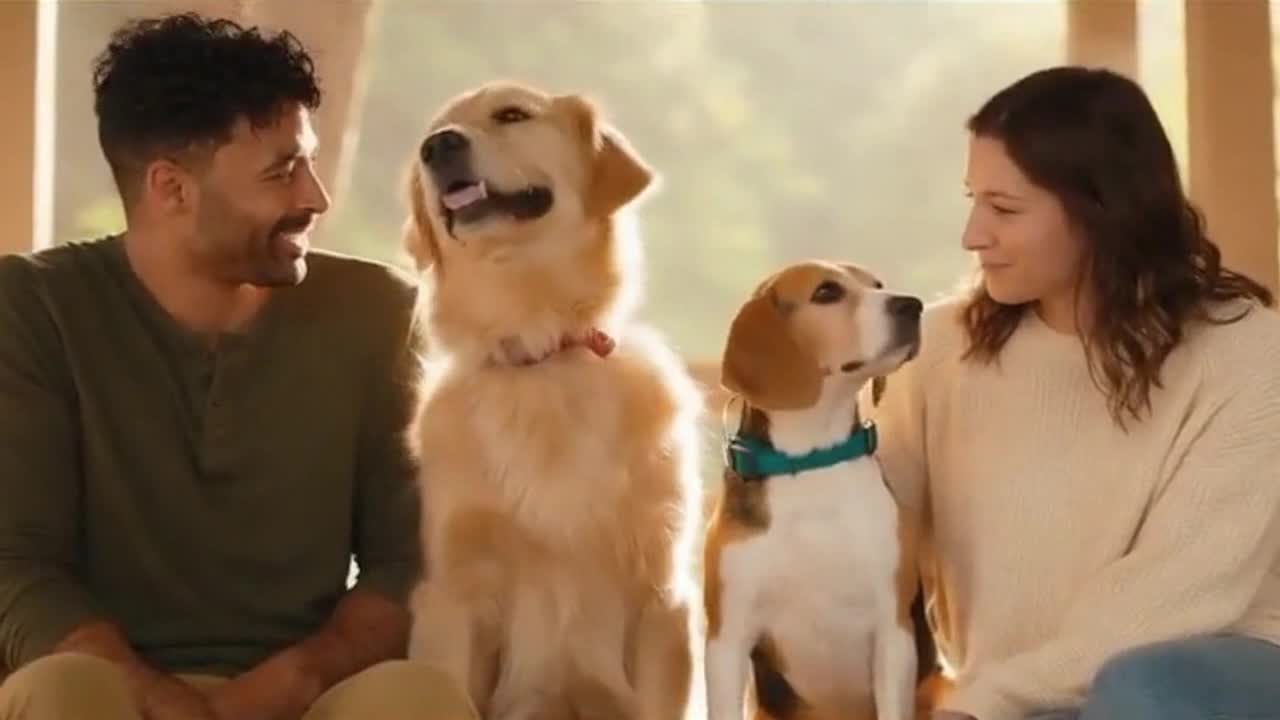 A Sweet and Funny Split Second Between Adorable Dogs and Their Humans