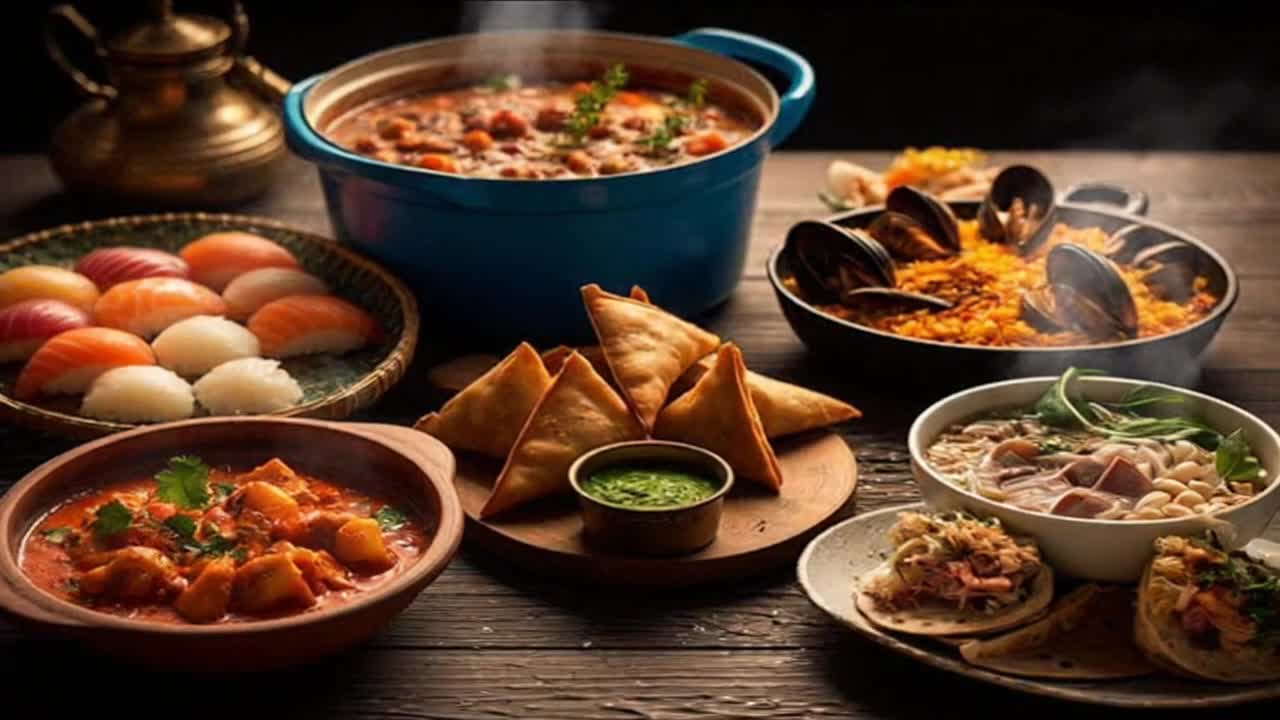 A Beautiful Glimpse Into World Cultures Through the Colors and Details of Global Cuisines