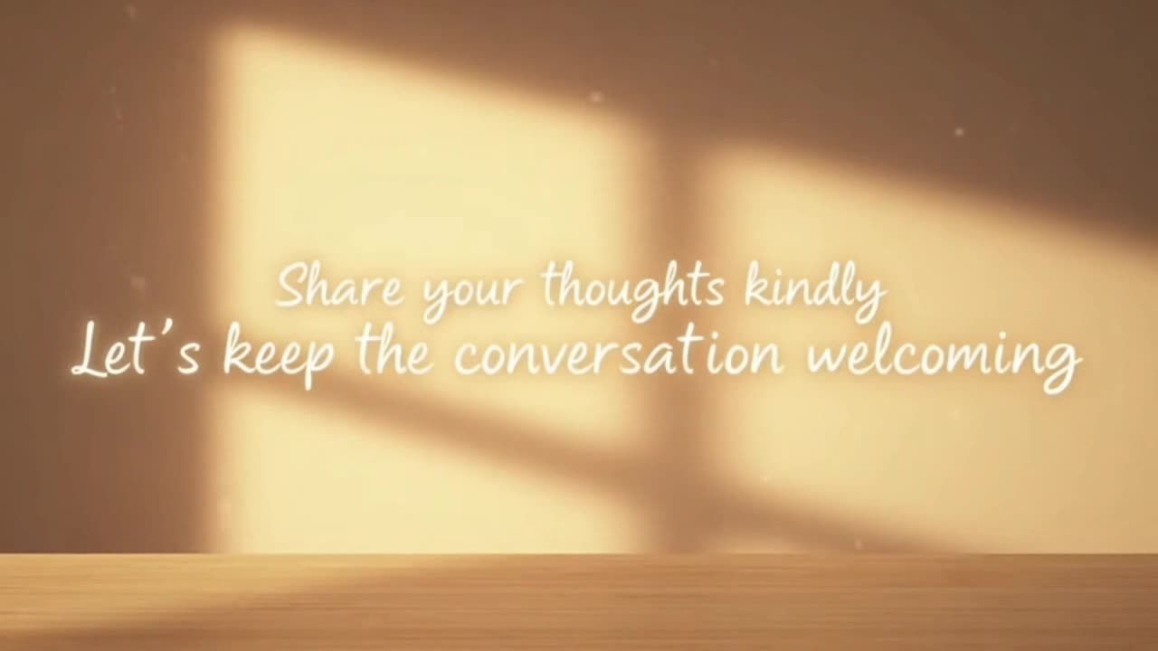 Creating a Welcoming Comment Space Through Kind, Respectful, and Positive Community Interaction