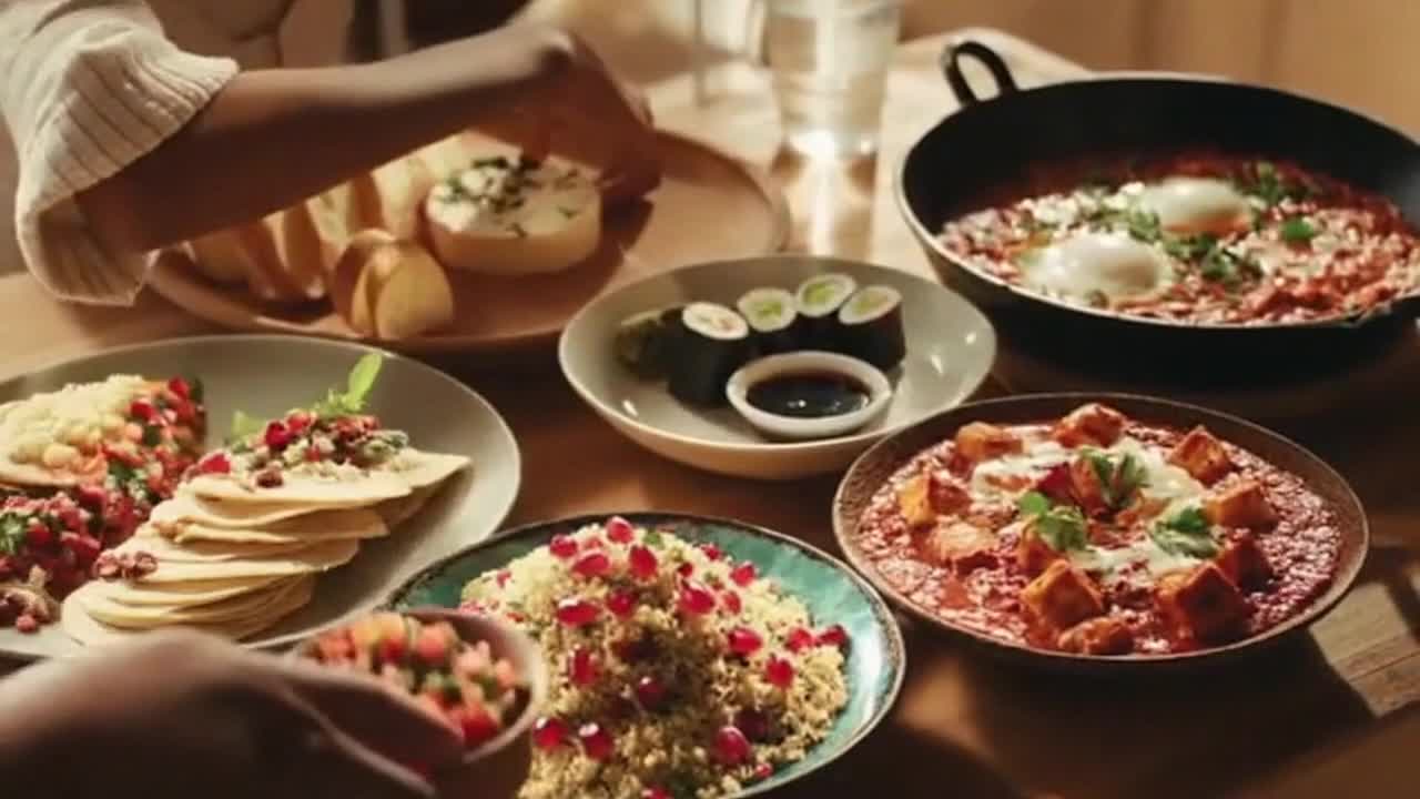 A Shared Table of World Cultures Showcased Through Authentic Global Cuisines