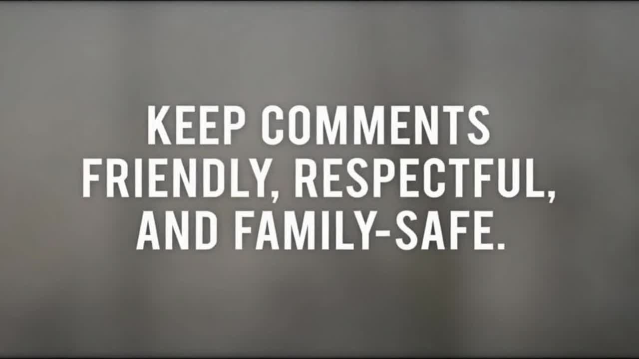 A Gentle Reminder to Keep Comments Respectful, Constructive, and Family-Friendly for Everyone