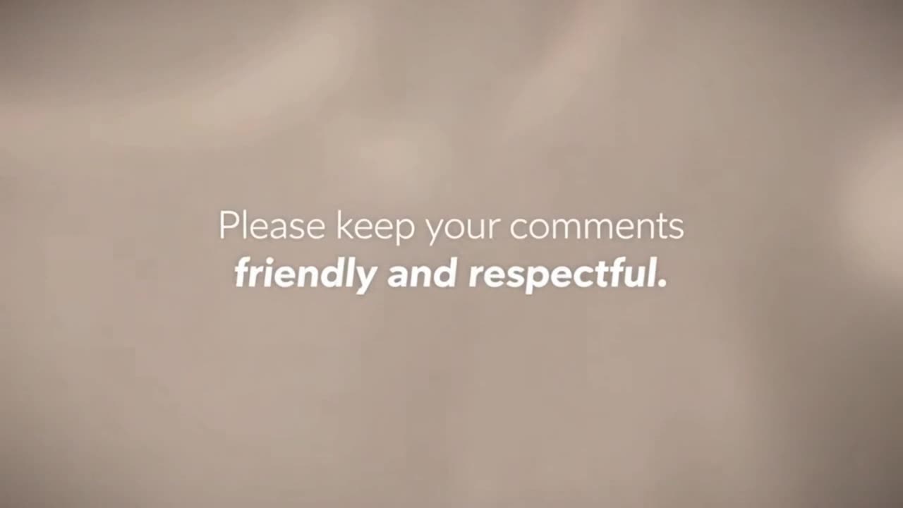 Friendly Conversations Matter: A Gentle Reminder to Keep Comments Respectful and Positive for Everyo