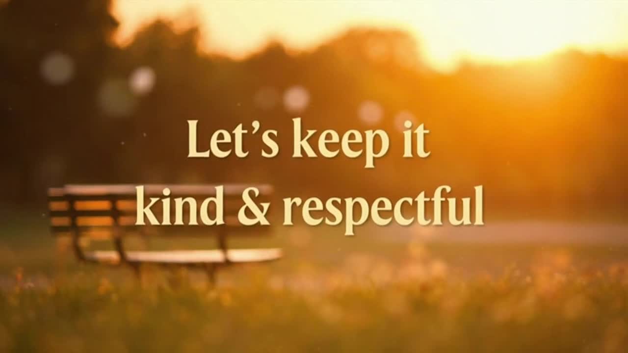 A Gentle Reminder to Share Kindly, Stay Respectful, and Build a Positive Community Together