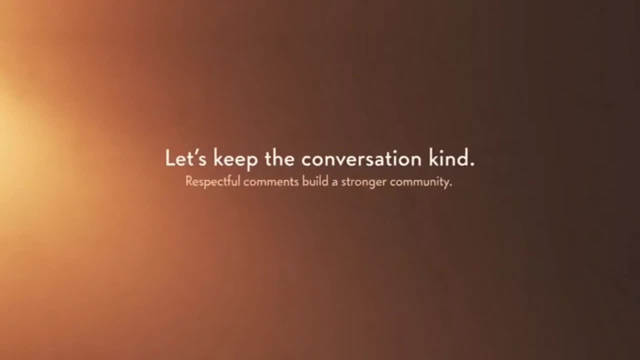 A Gentle Reminder to Keep Comments Friendly, Respectful, and Focused on Building a Positive Communit