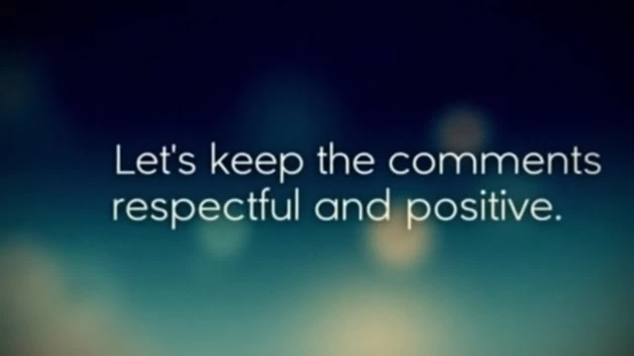 A Friendly Reminder to Keep the Comments Positive, Respectful, and Enjoyable for Everyone