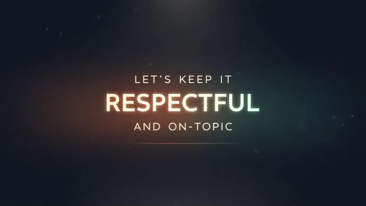 A Friendly Reminder to Keep Comments Respectful, Kind, and Positive for Everyone