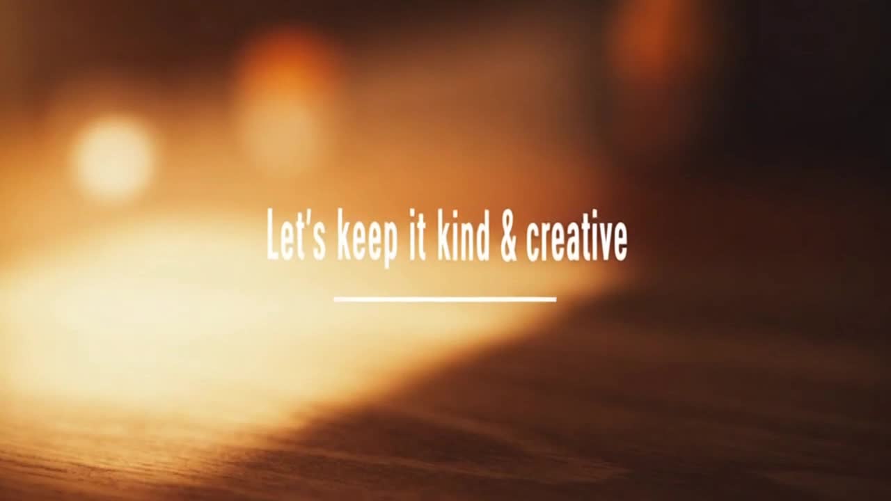 Creating a Positive Space Together by Keeping Comments Friendly, Respectful, and Focused