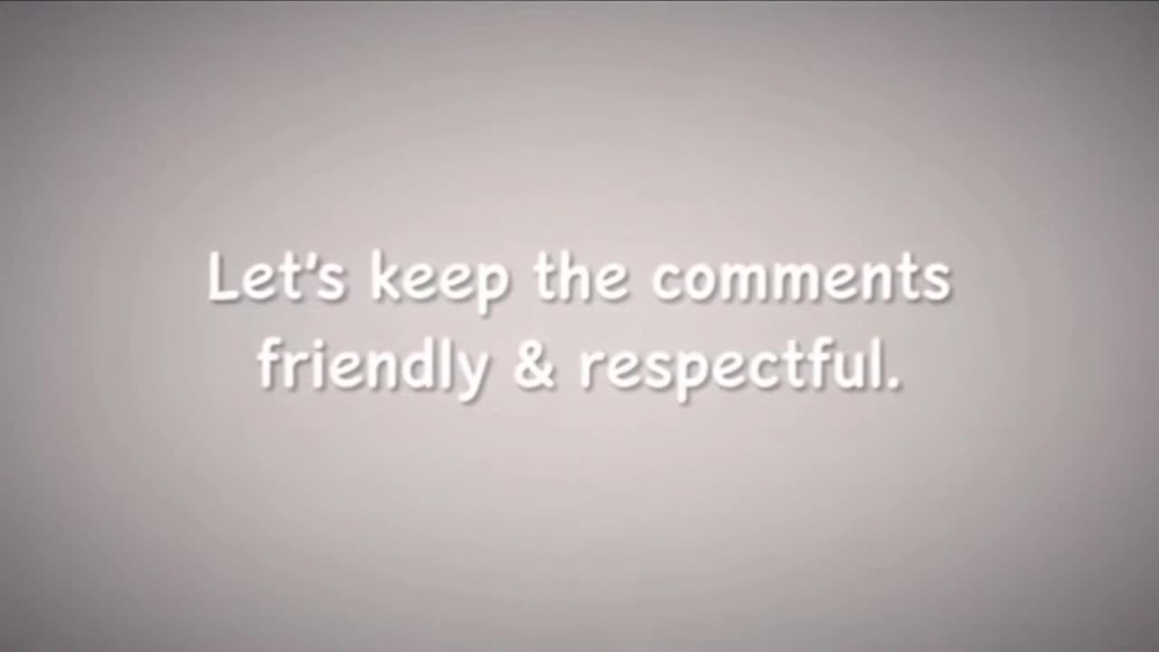 A Simple Message Encouraging Friendly, Respectful, and Positive Community Conversations