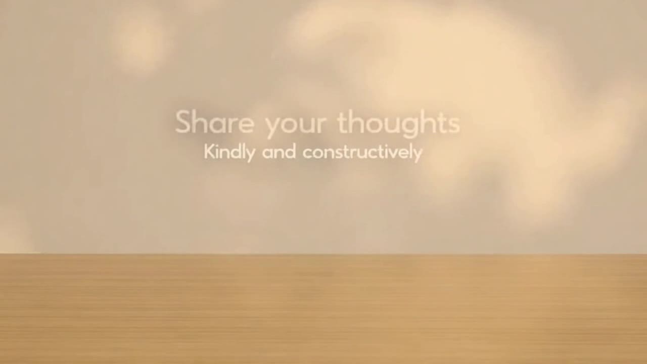 Creating a Welcoming Space Through Respectful, Positive, and Constructive Community Comments