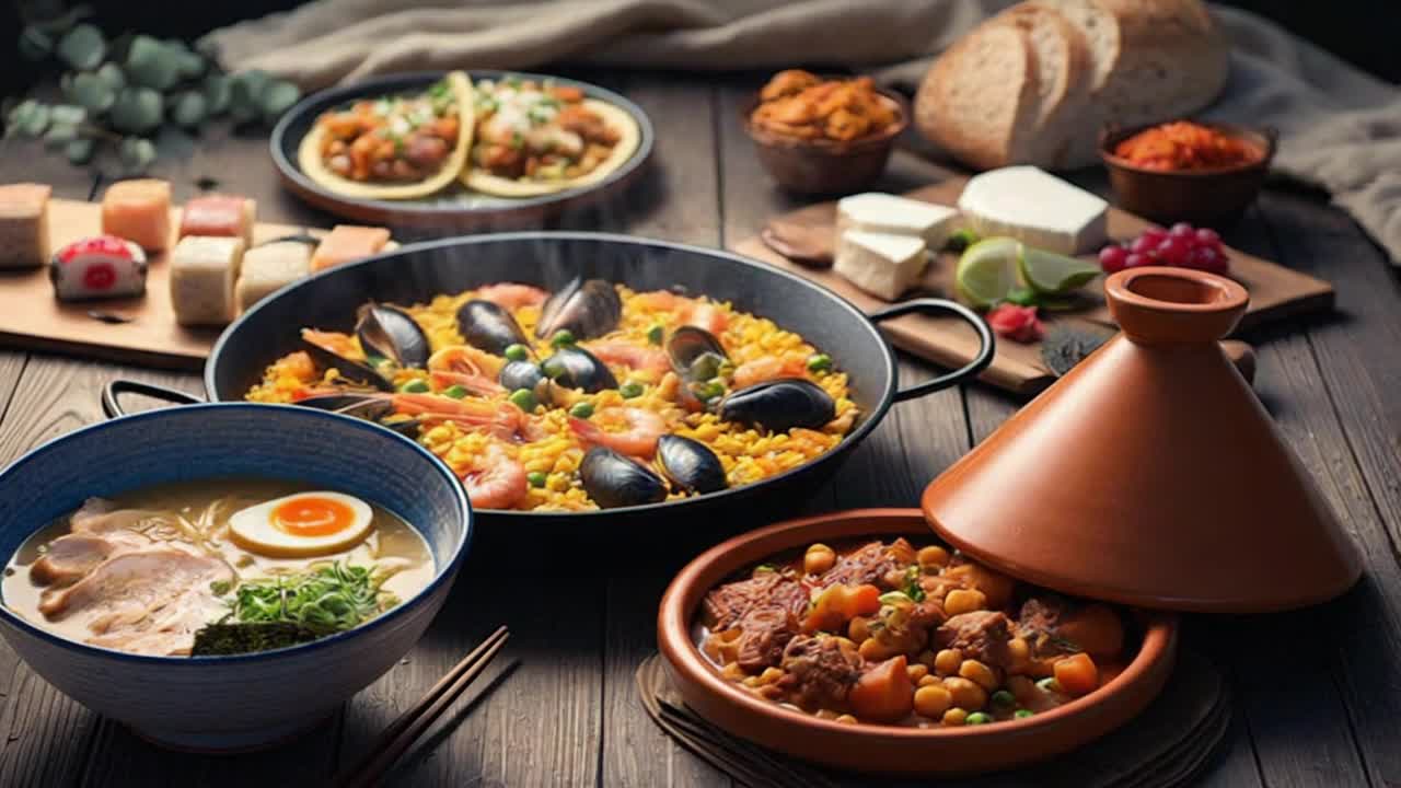 A Beautiful Glimpse of World Cultures Through Their Traditional Cuisines in One Moment