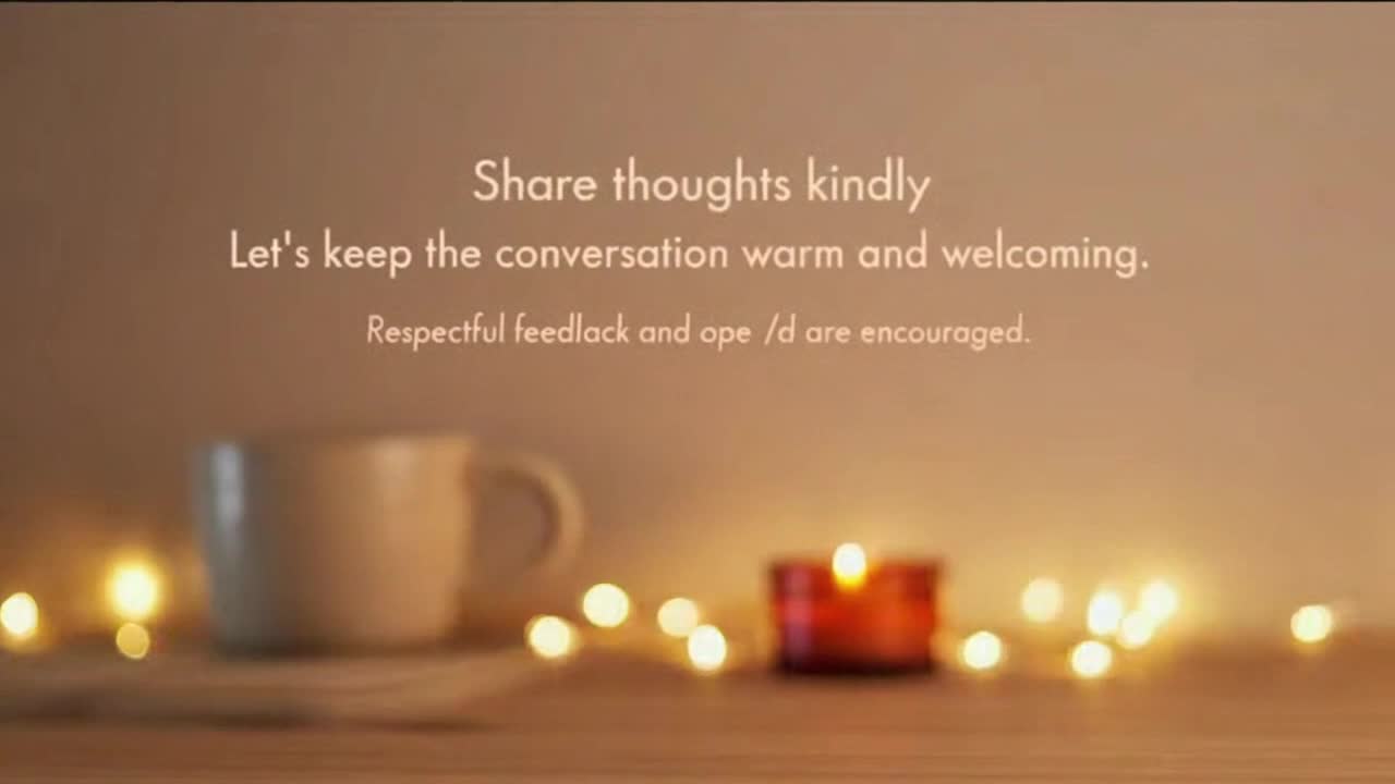 Friendly Reminder to Share Thoughts Respectfully and Keep Conversations Positive for Everyone