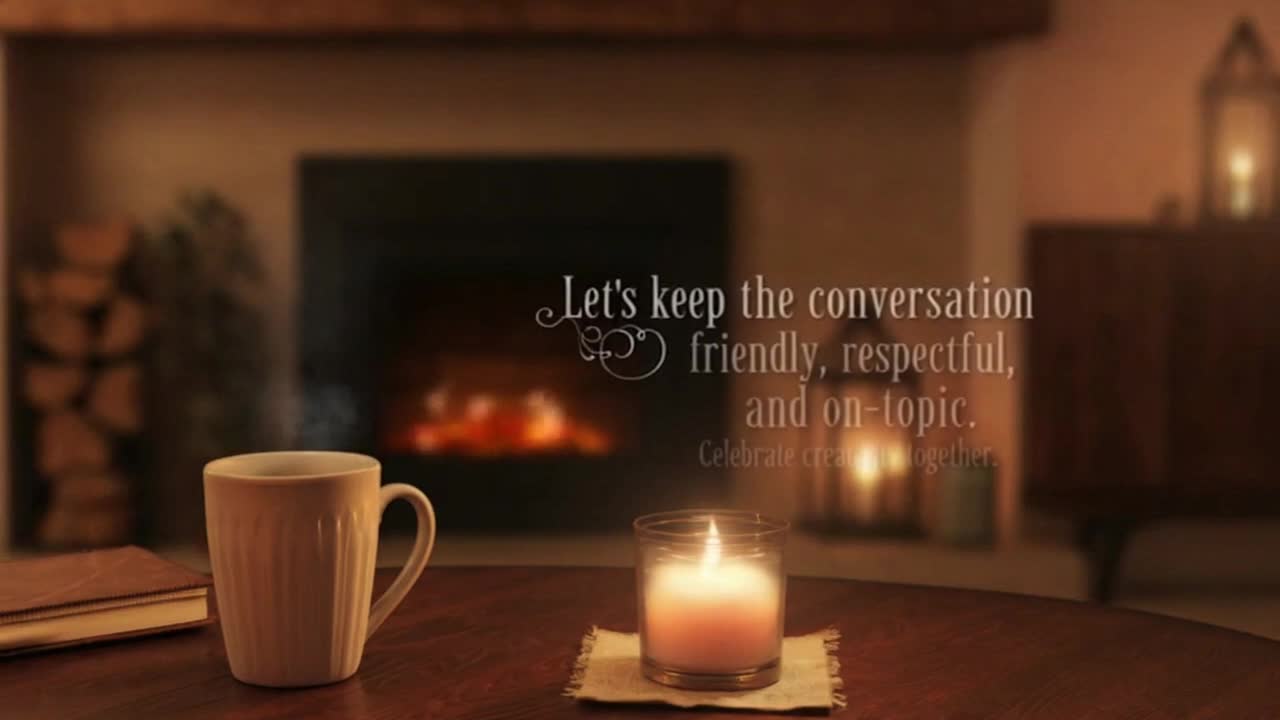 A Friendly Reminder to Keep Comments Respectful, On-Topic, and Supportive of Creativity