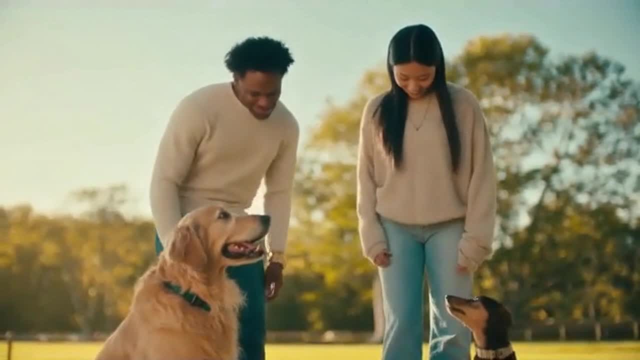 A Sweet, Funny Moment as Cute Dogs Share a Sunlit Pause With Their Human Owners