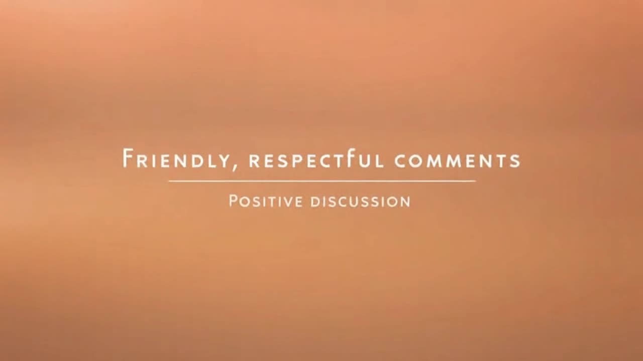A Gentle Reminder to Keep Conversations Kind, Respectful, and Enjoyable for Everyone