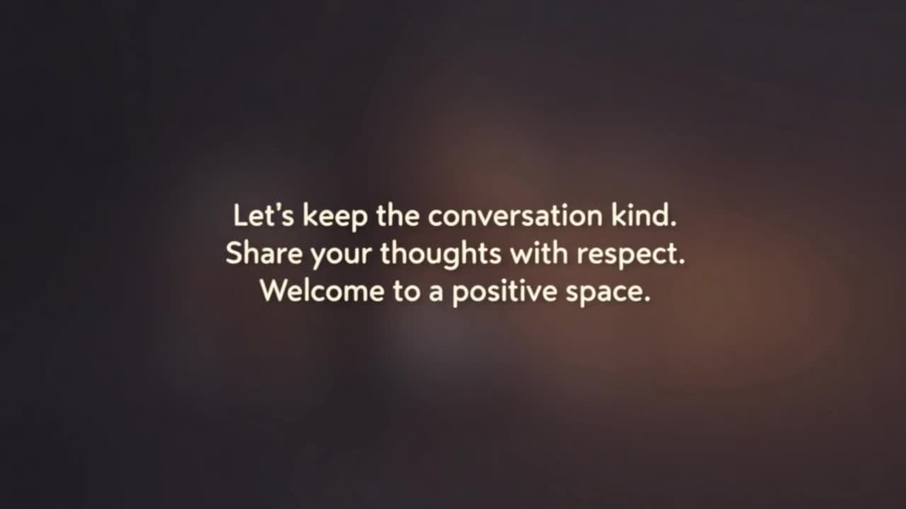 Friendly Reminder to Keep Comments Respectful and Positive for a Welcoming Community