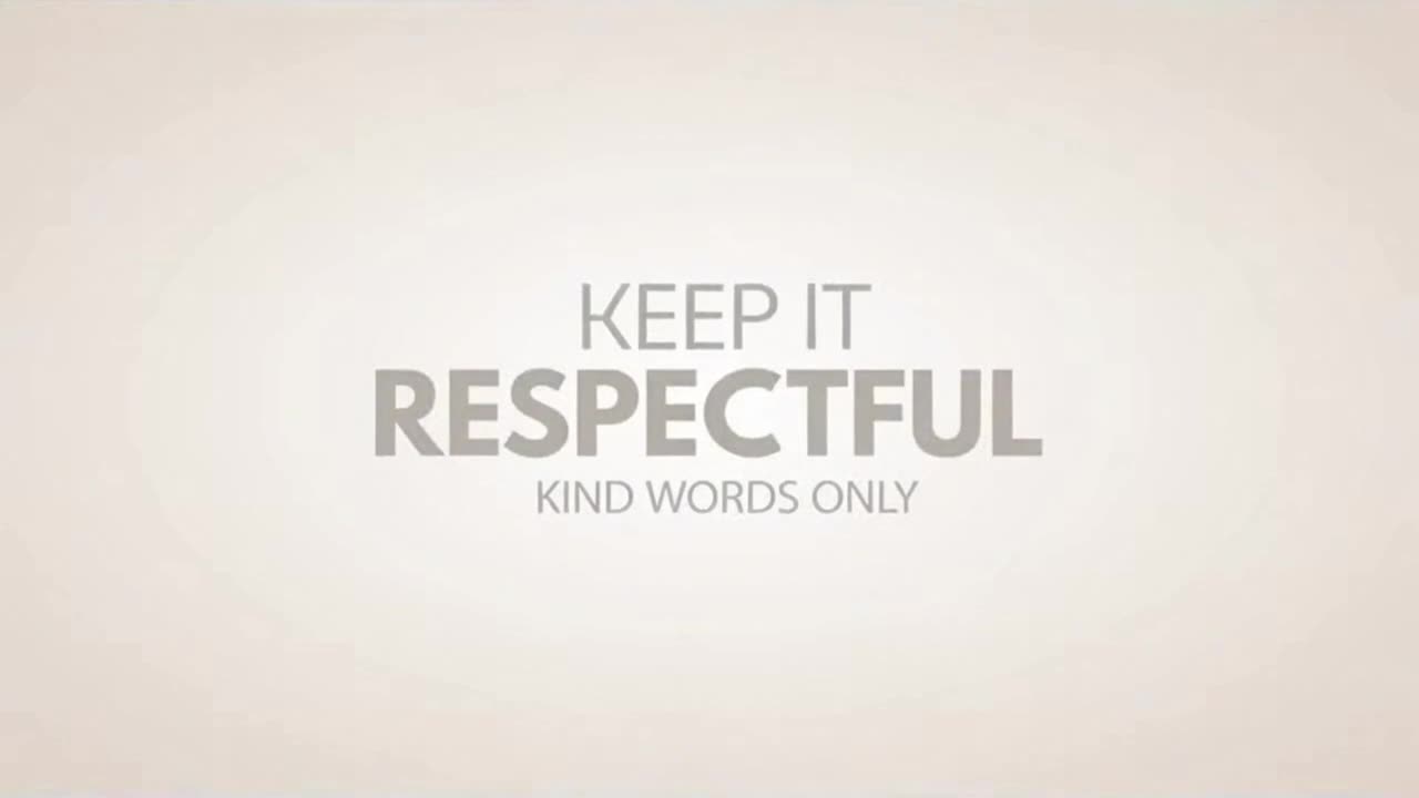 A Friendly Reminder to Keep Comments Positive, Respectful, and Welcoming for Everyone