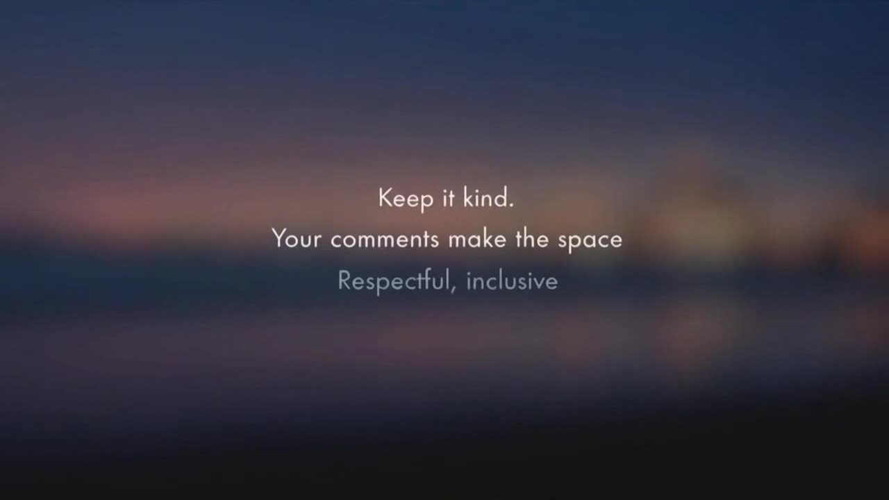 A Gentle Reminder to Keep Comments Friendly, Respectful, and Positive for Everyone