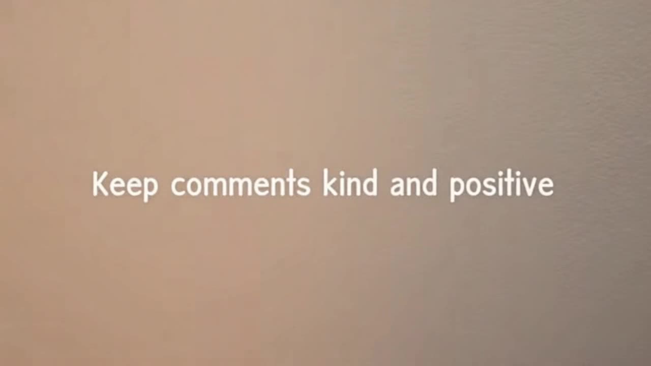 A Gentle Reminder to Keep Comments Friendly, Respectful, and Positive for Everyone